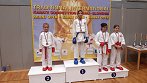 Veronika Zorzut Malinović deklice -35kg 1. mesto, Ema Novak 3. mesto